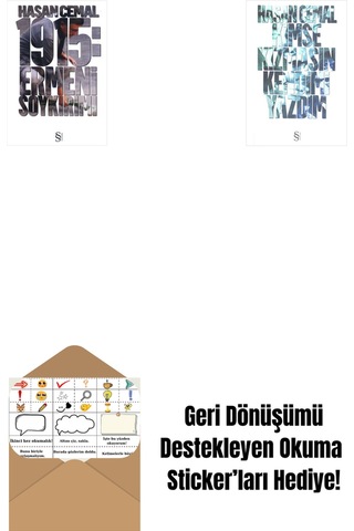 1915: Ermeni Soykırımı + Kimse Kızmasın Kendimi Yazdım + Okuma Sticker'ları