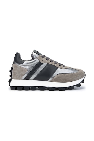 Fabi Erkek Hakiki Deri Gri Sneakers & Spor Ayakkabı 510 Fu1026cl Erk Ayk Y24 Alpaca/londra/argnt Çok Renkli