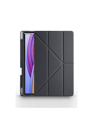 Xiaomi Redmi Pad Pro 12.1 Uyumlu Kalem Bölmeli Standlı Kılıf + Ekran Koruyucu + Kalem 3'lü Set Kılıf