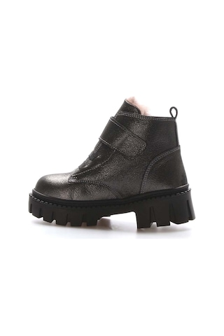 Fast Step Hakiki Deri Kürklü Unisex Çocuk Klasik Bot 157kxa1774 Gümüş