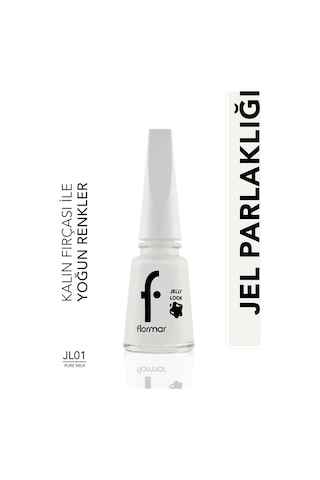 Flormar Oje - Jelly Look Nail Enamel Jl01 Pure Milk 8690604233595