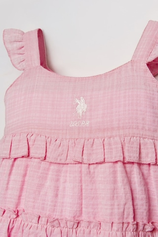 U.s. Polo Assn. Kız Bebek Pembe Elbise 5274-50166 Pembe
