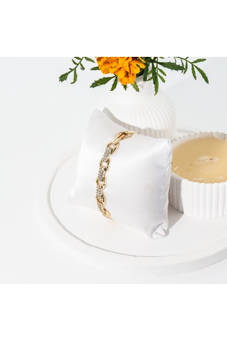 Biem Altıgen Model Xuping Bileklik Gold/gümüş
