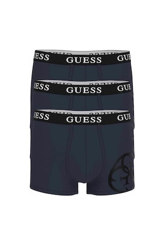Guess Placed Logo Erkek Lacivert 3'lü Boxer Paketi U4rg04k6yw0-g7v2 Lacivert