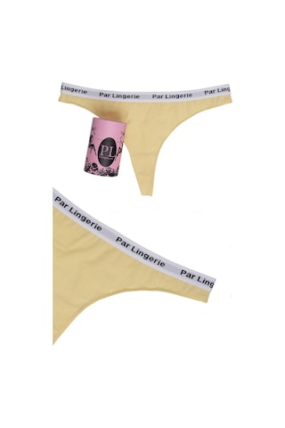 Parlingerie Kadın String Tanga Sarı