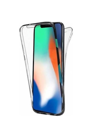 Apple Uyumlu iPhone 11 Kilif 360 Ön Arka Full Kaplayan Koruma Seffaf Silikon 500048999