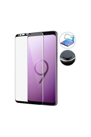 Samsung Galaxy S9 Screen Protector 9d Kavisli Şeffaf Polymer Nano Ekran Koruyucu