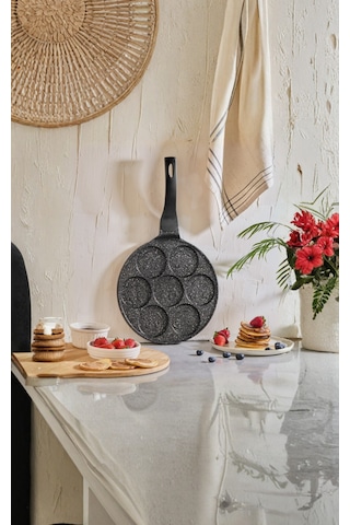 Zümrüt Pankek Tavası 26 Cm Siyah