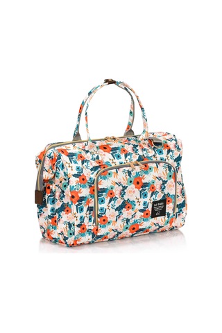 Lal Baby Baggage Bag Flowers Omuz Askılı Anne Bebek Bakım Çantası Çok Renkli