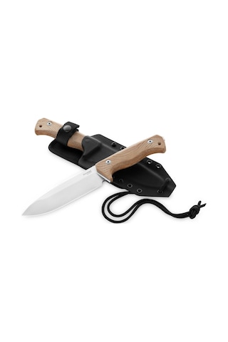 Lionsteel T6 Cpm 3v Satin Blade Natural Canvas Kamp Bıçak Çok Renkli