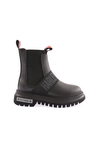 Harley Davidson Bayan Bot 021Z100563 Black Deri Siyah