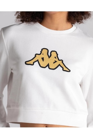 Kappa 341l6rw001 Logo Bautista Kadın Sweatshirt 001