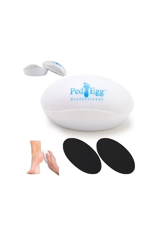 Ped Egg Pratik Kolay Ayak Bakım Törpüsü Topuk Rendesi, Bakım Aleti, Dayanıklı Manuel Pedikür Aracı, Ölü Cilt Temizleme İçin,