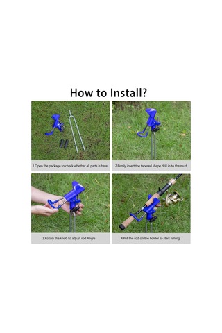 Xiyyadms Kırmızı El Ve Deniz İçin Çelik Çok Yönlü Ayar Özellikli, Kaymazsız Yastıklı, Toprak İçine Girebilir Olta Tutucu Kırmızı