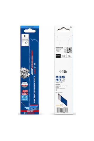 Bosch Expert S 1155 Hhc 3-8 Mm Metal İçin 225 Mm Panter Testere 1'li 2608902323