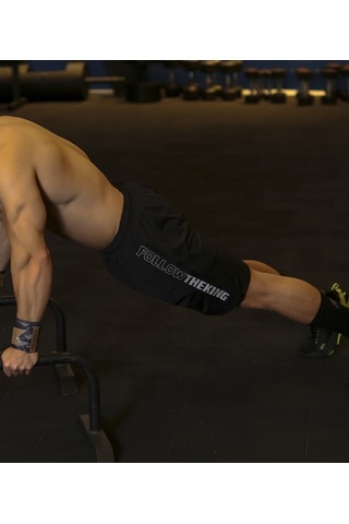 Kingsize Follow The King Stretch Şort Siyah Siyah