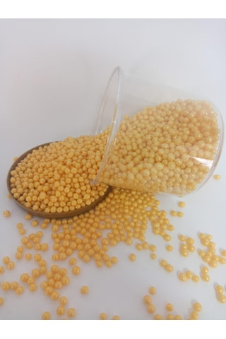 Pastaland Pasta Süsü Boncuk Altın Yaldız 1 Kg