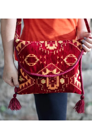 Bk Gift El Yapımı Otantik Türk Kilim Omuz Çantası -1, Günlük, Kitap, Tablet, Plaj Ve Seyahat Çantası Kobitmeyencom35836 Bk Gift