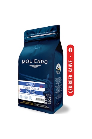 Moliendo Finest Coffee House Blend Çekirdek Filtre Kahve 250 G