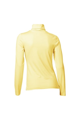 Bulalgiy Kadın Sarı Balıkçı Yaka Tişört - Bga005740-sarı Sarı