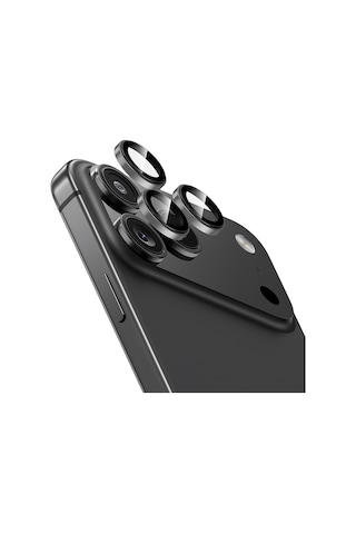 Apple Uyumlu iPhone 17 Pro Benks Dr Safir Kamera Lens Koruyucu Gri