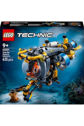 LEGO® Technic Derin Deniz Araştırma Denizaltısı 42201 - 9 Yaş ve Üzeri Mühendislik ve Bilimi Seven Çocuklar için Oyuncak Yapım Seti (413P)