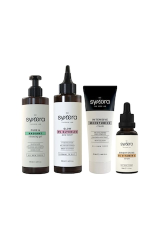 Synora Cilt Beyazlatma Aydınlatma ve Renk Tonu Eşitleme Bakım Seti