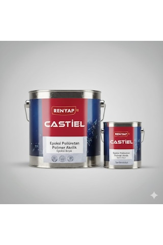Castiel Epoksi Poliüretan Polimer Akrilik Yalıtım Zemin Boyası 18 Kg