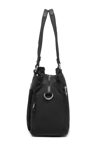 Smart Bags 1125 Krınkle Kumaş Omuz Çantası (Siyah) Siyah