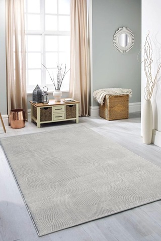 Rölyef Halı Yolluk Antrasit Renk Kaymaz Taban Makinada Yıkanabilir Salon, Mutfak, Koridor, Balkon, Çocuk Odası Halısı Gri