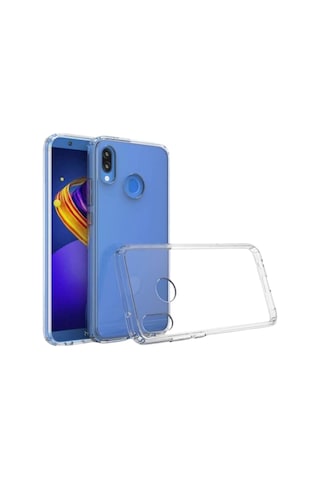 Huawei P20 Lite Uyumlu Şeffaf Silikon Kılıf - Kamera Korumalı Esnek Tam Koruma Kapak