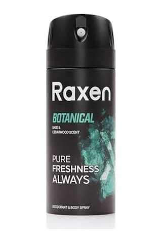 Erkek Deodorant Spreyi - Botanical Serisi - 150ml - Etkili Ter Kokusu Önleyici - Alüminyumsuz Ve Leke Bırakmayan Formül - Gün Boyu Ferahlık Veren Erkek Vücut Spreyi