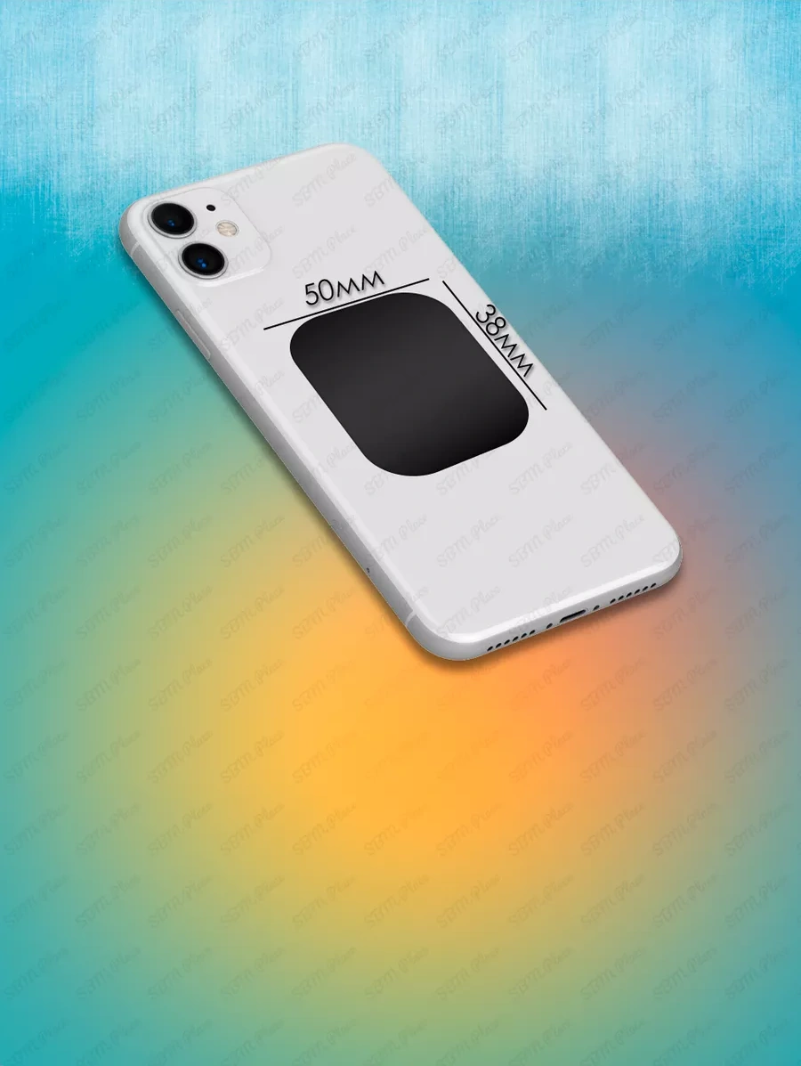 Sbm Place Manyetik Tutucu İçin Metal Plakalar 5 Adet. 215429078 Siyah