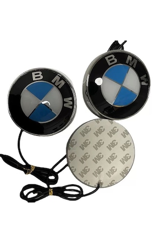 Bmw 4d Işıklı Logo 8.2 8.2 Cm Beyaz Arma Logo Car Aksesuar Bmw Illuminated Vehicle Logo Arma 4db