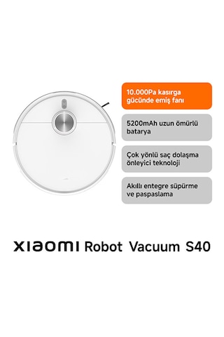 Xiaomi Robot Vacuum S40 Robot Süpürge