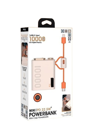 10.000 Mah Hızlı Şarj Powerbank Pd Hızlı Şarj 22.5w Dahili Ka Diğer