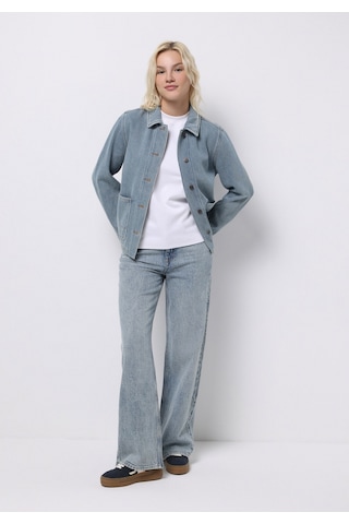 Colins Regular Fit Düğmeli Astarsız Kadın Mavi Ceket Cl1076229 Q1.v1 Dn44522 Denim