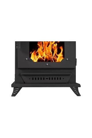 Pelet Ve Odun Sobası Ms-k003 Modeli Şömineli - Fırınlı