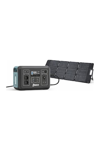 Orbus 1200w Güç Kaynağı 100w Katlanır Güneş Paneli