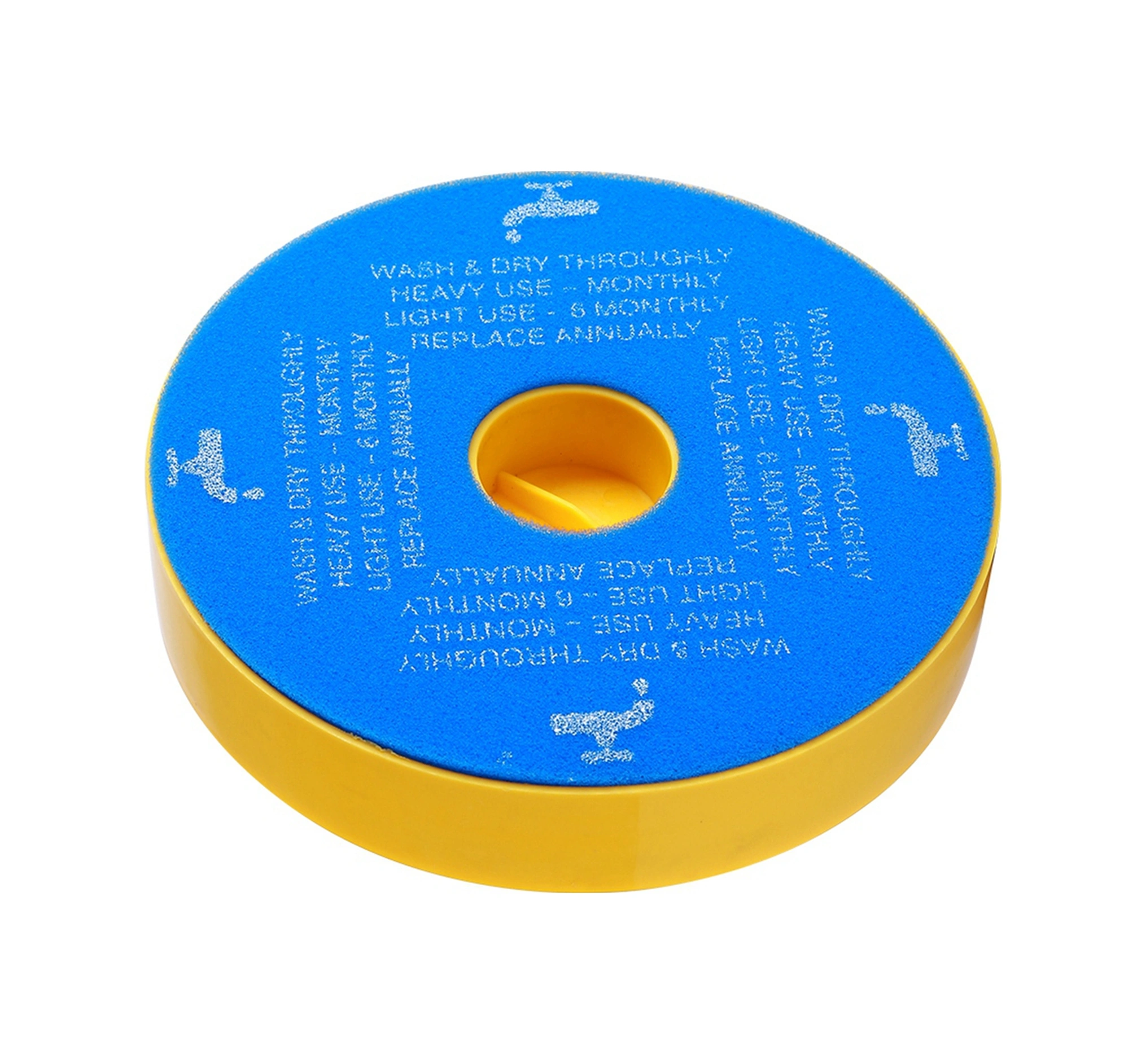 Hangfox Dyson Dc05/dc08/dc14/dc15 İçin Ön Filtre, Sponge Malzeme, Toz Filtreleme, Motoru Korumak, Tekrarlı Kullanım, Beyaz-mavi-sarı
