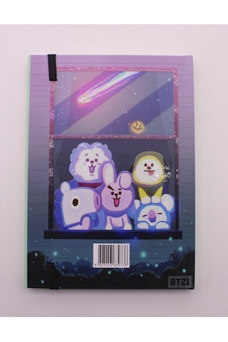 Star Global Lastikli Noktalı Sert Kapak Bts Defter
