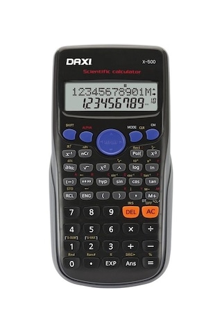 Daxi X-500 240 Fonksiyonlu Bilimsel 12 Hane Hesap Makinesi