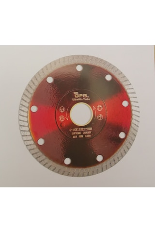 Hassas Kesim Ince Turbo Elmas Seramik - Fayans Kesici 115 1,2 Mm