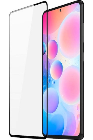 Dux Ducis Redmi Note 10 Pro Tempered Cam 9D Full Ekran Koruyucu Siyah