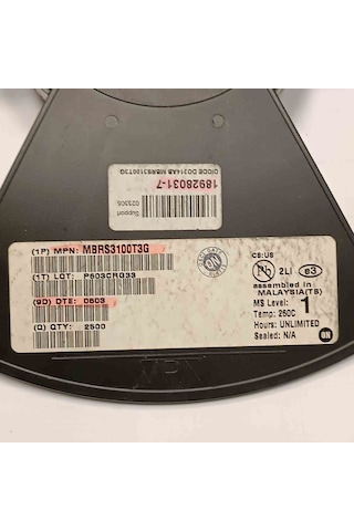 Mbrs3100teg 100v 3a Do214 Malaysıa Schoyky Diyot 36 Adet