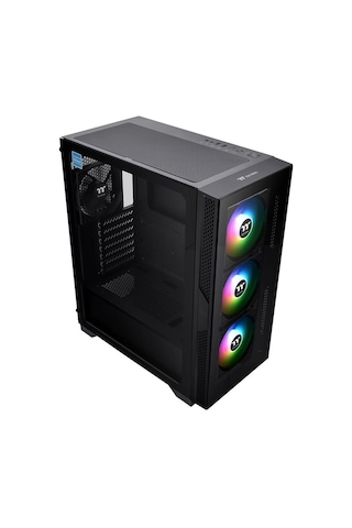 Thermaltake Versa T25 CA-3R5-65M1WE-00 650W 80+ ARGB Fanlı ATX Bilgisayar Kasası Siyah