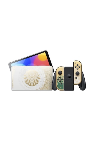 Nintendo Switch OLED Zelda Tears Of The Kingdom Edition Oyun Konsolu (İthalatçı Garantili) Altın