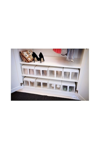 Ikea Skubb 4 Parça Ayakkabı Saklama Kutusu 22 X 34 X 16 Cm Beyaz