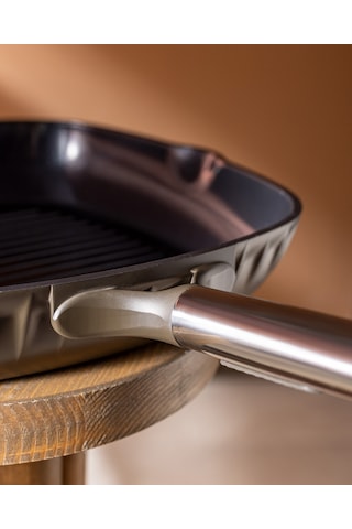 Madame Coco Freya Izgara Tavası - Kahverengi - 16 CM