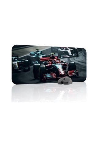 F1 Gaming Mouse Pad Kauçuk Kaymaz Taban Mousepad V3, 70x30 Xl